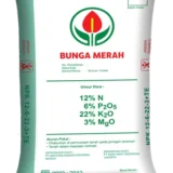 Pupuk Bunga Merah NPK 12-6-22-3+TE