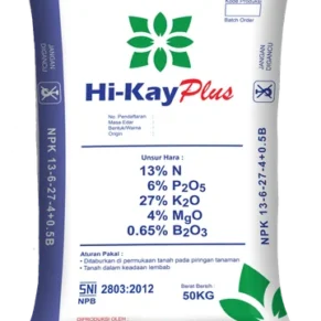 Pupuk Hikay Plus NPK 13-6-27-4+0.65B