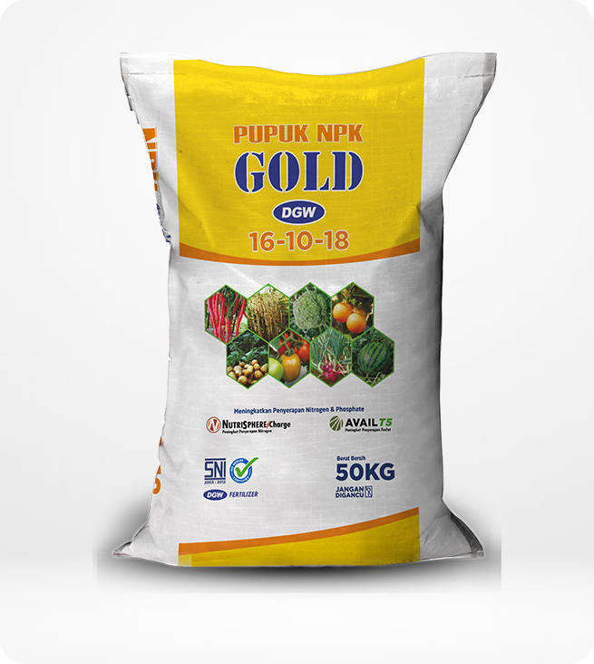 Pupuk NPK Gold DGW 16-10-18