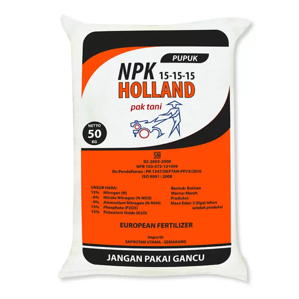 Pupuk NPK Holland 15-15-15
