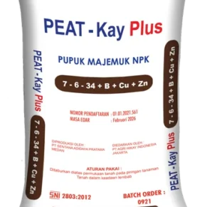Pupuk Peat-Kay Plus NPK 7-6-34+B+Cu+Zn