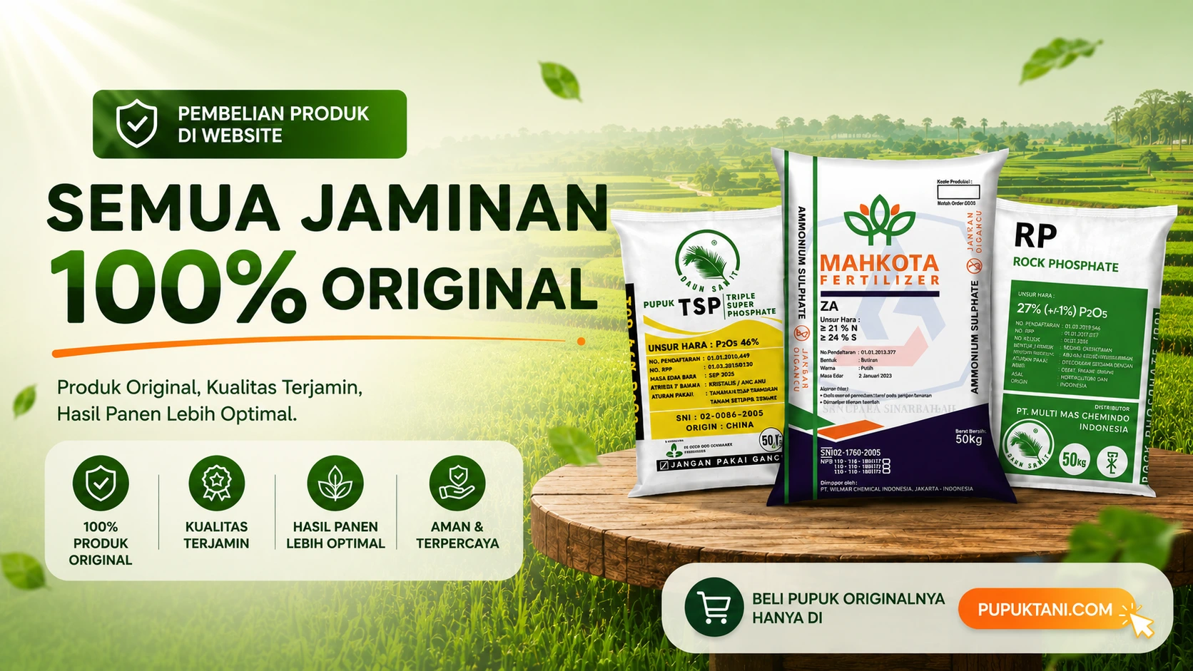 jual pupuk di medan original