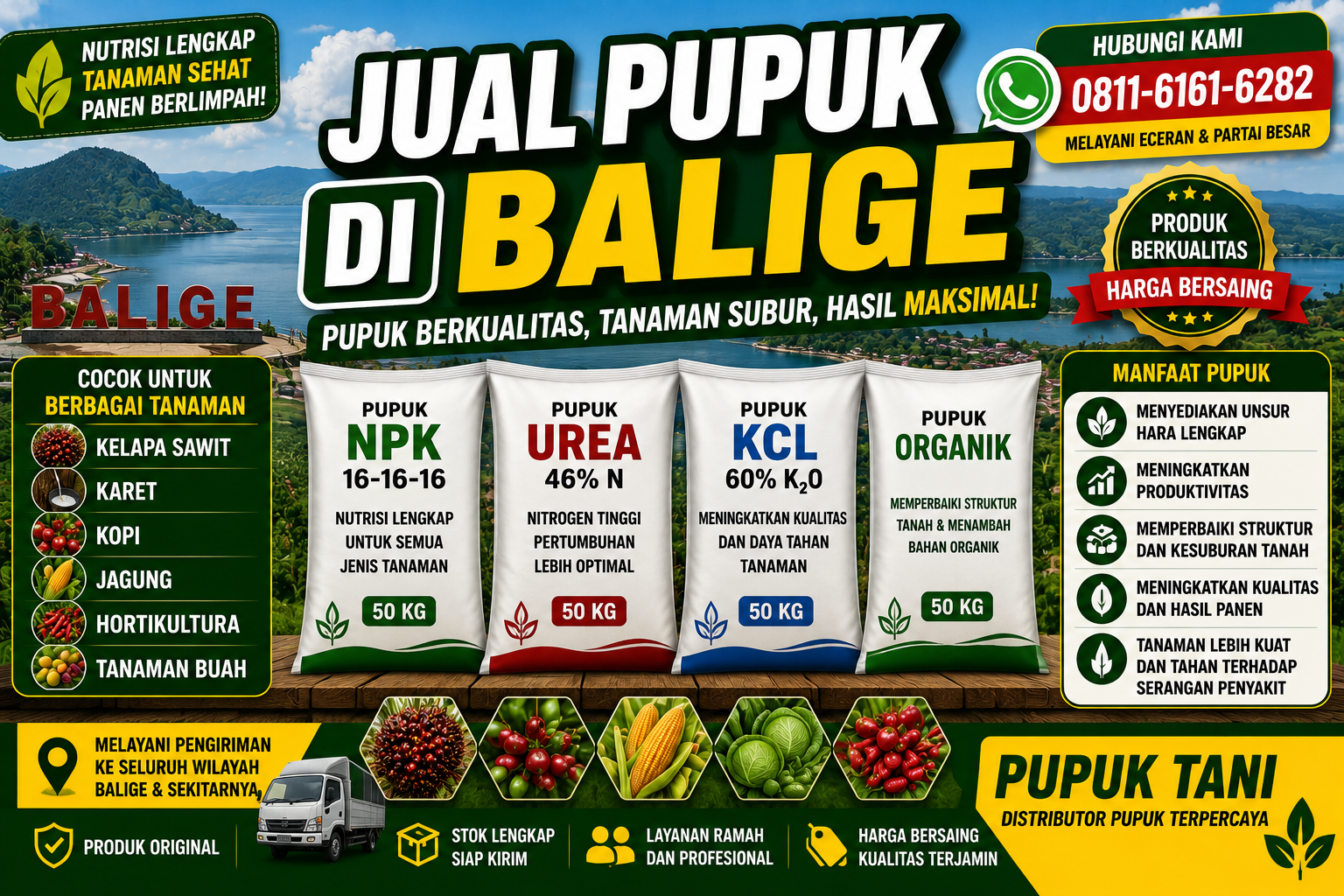 Jual Pupuk di Balige