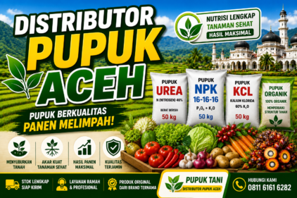 Distributor Pupuk Aceh untuk Kebutuhan Pertanian dan Perkebunan yang Lebih Produktif