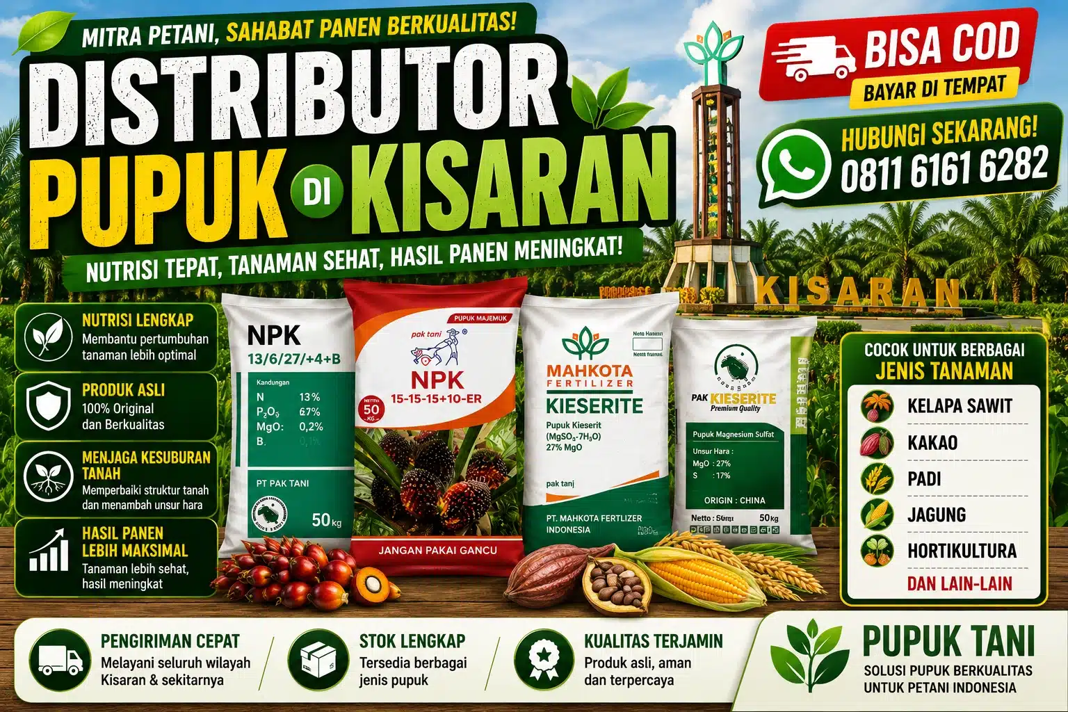 Distributor Pupuk di Kisaran