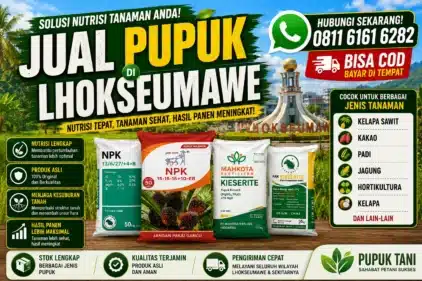 Jual Pupuk di Lhokseumawe