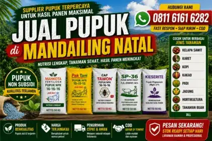 Jual Pupuk di Mandailing Natal