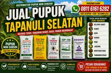 Jual Pupuk di Tapanuli Selata