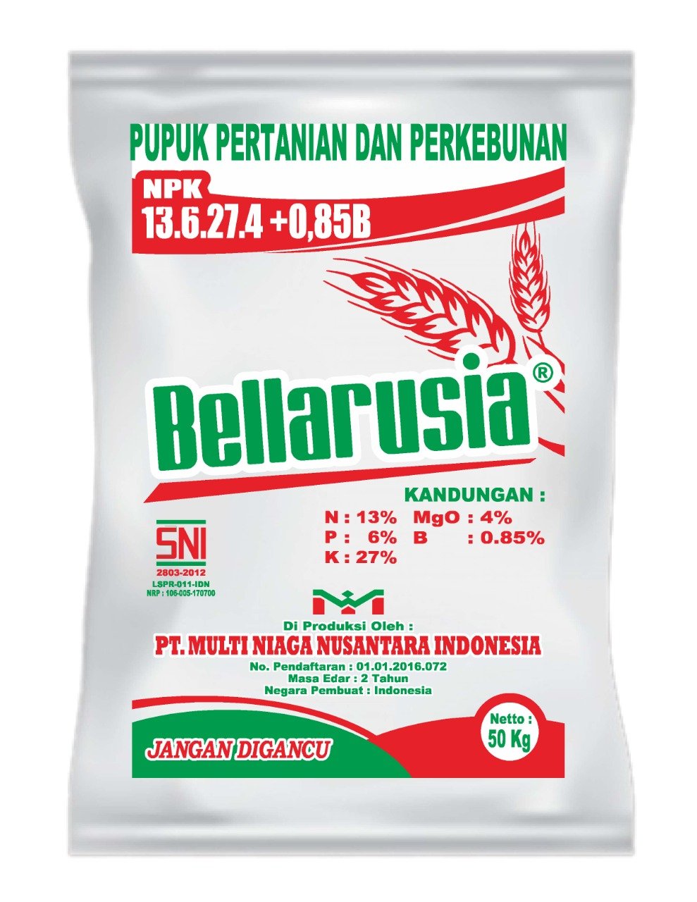 jual Bellarussia NPK 13-6-27,4 + 085B