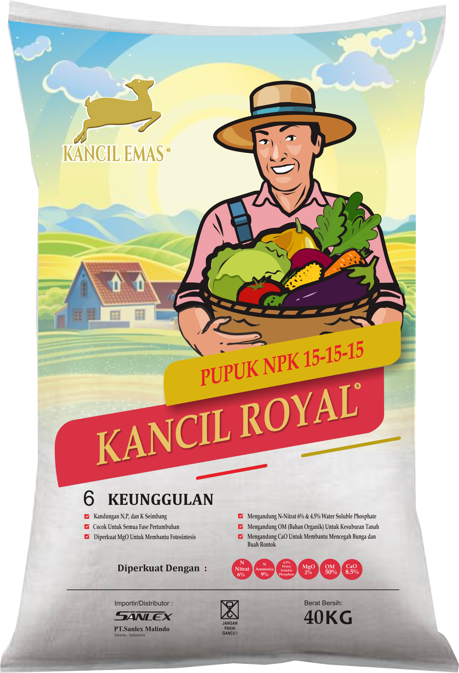 Pupuk Kancil Royal NPK 15-15-15
