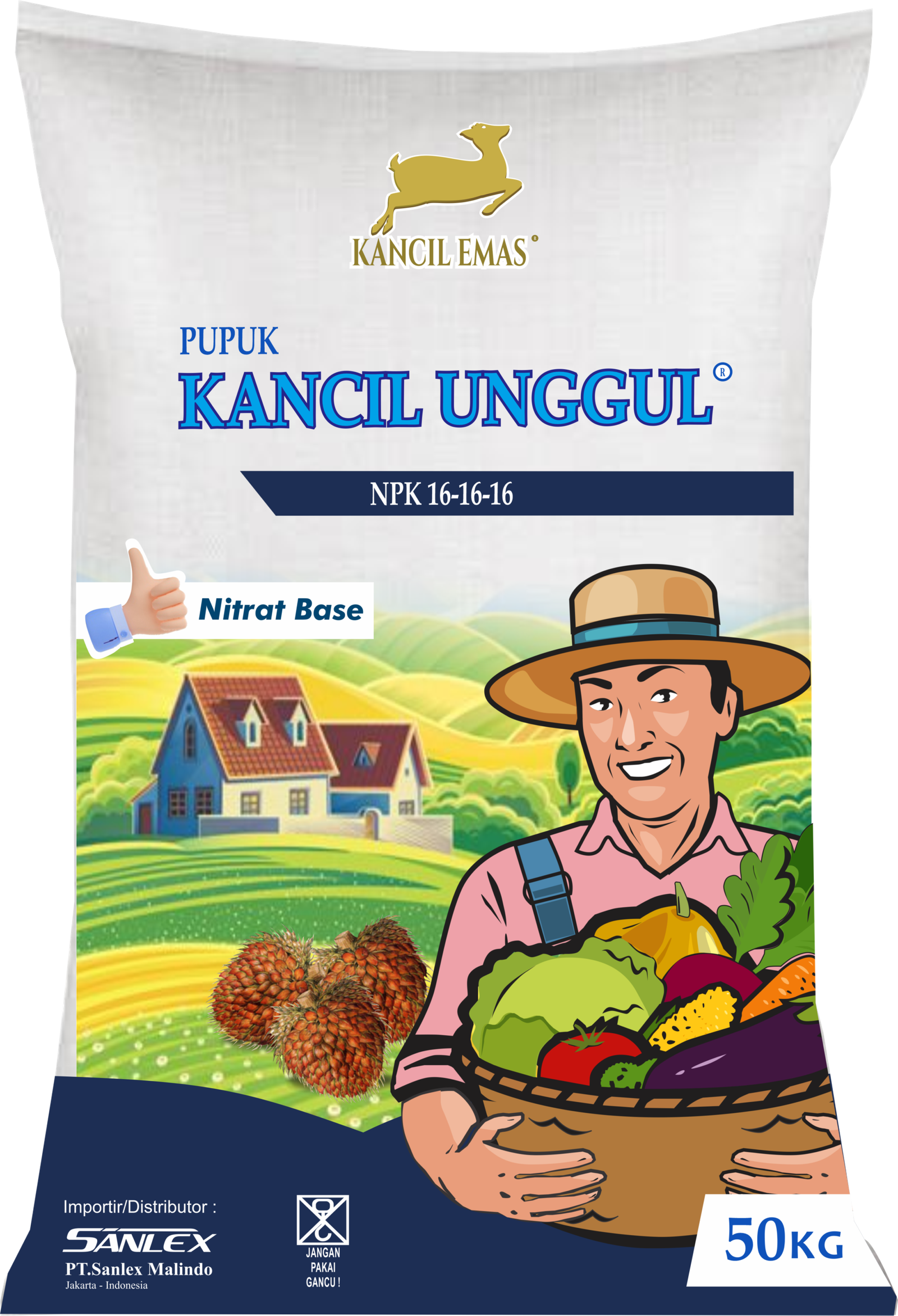 Pupuk Kancil Unggul NPK 16-16-16
